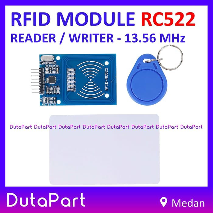 Jual RFID RC522 Reader Writer Module Card Keychain RC 522 MFRC 522