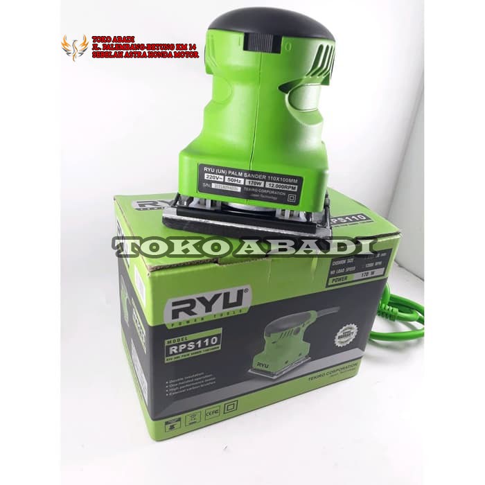 Jual Mesin Amplas Tkiro Ryu Rps Palm Sander W Shopee Indonesia