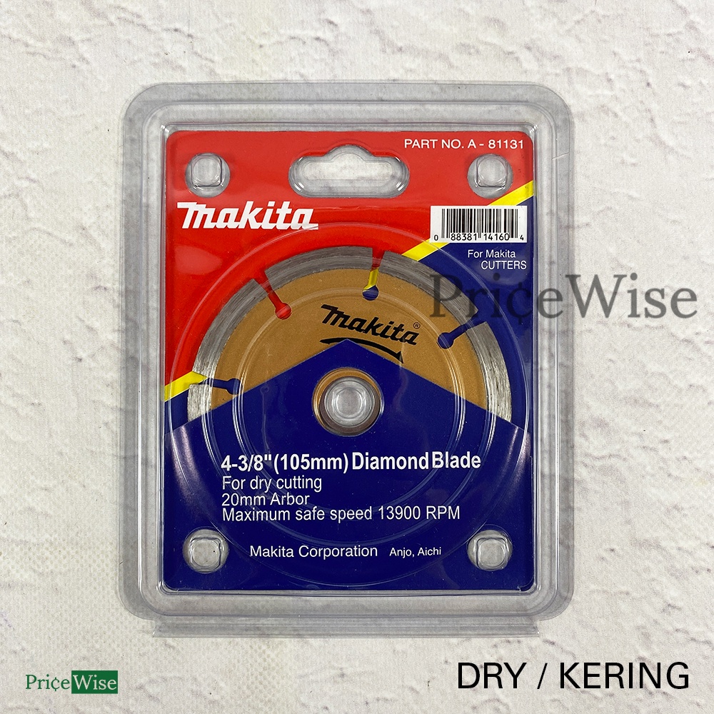 Jual Mata Potong Keramik Inch Kering Basah Makita Diamond Wheel Dry