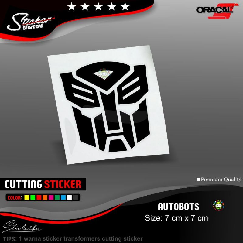 Jual Stiker Motor Autobots Transformers Stiker Cutting Stiker