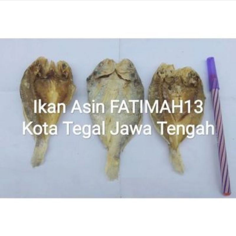 Jual Ikan Asin Belahan Kepala Batu 100gram Tiga Waja Shopee Indonesia