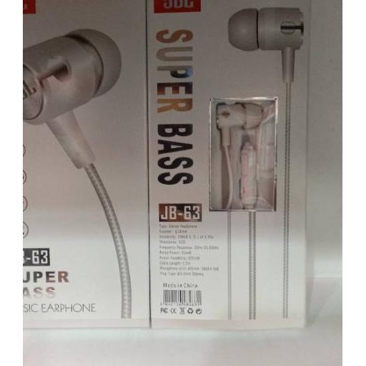 Jual Headset Earphone Jbl Jb Super Bass Handsfree Hf Jbl Jb