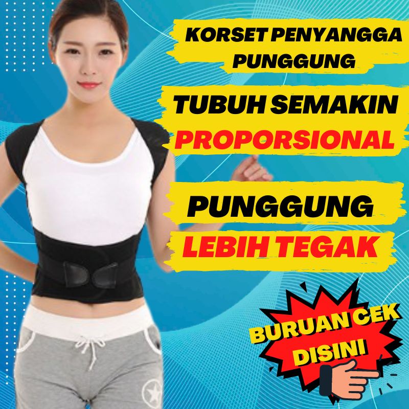 Jual KORSET PENEGAK PUNGGUNG ANTI BUNGKUK BADAN LEBIH IDEAL TUBUH LEBIH