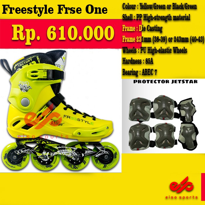 Jual Promo Sepatu Roda Freestyle Frse One Protector Shopee Indonesia