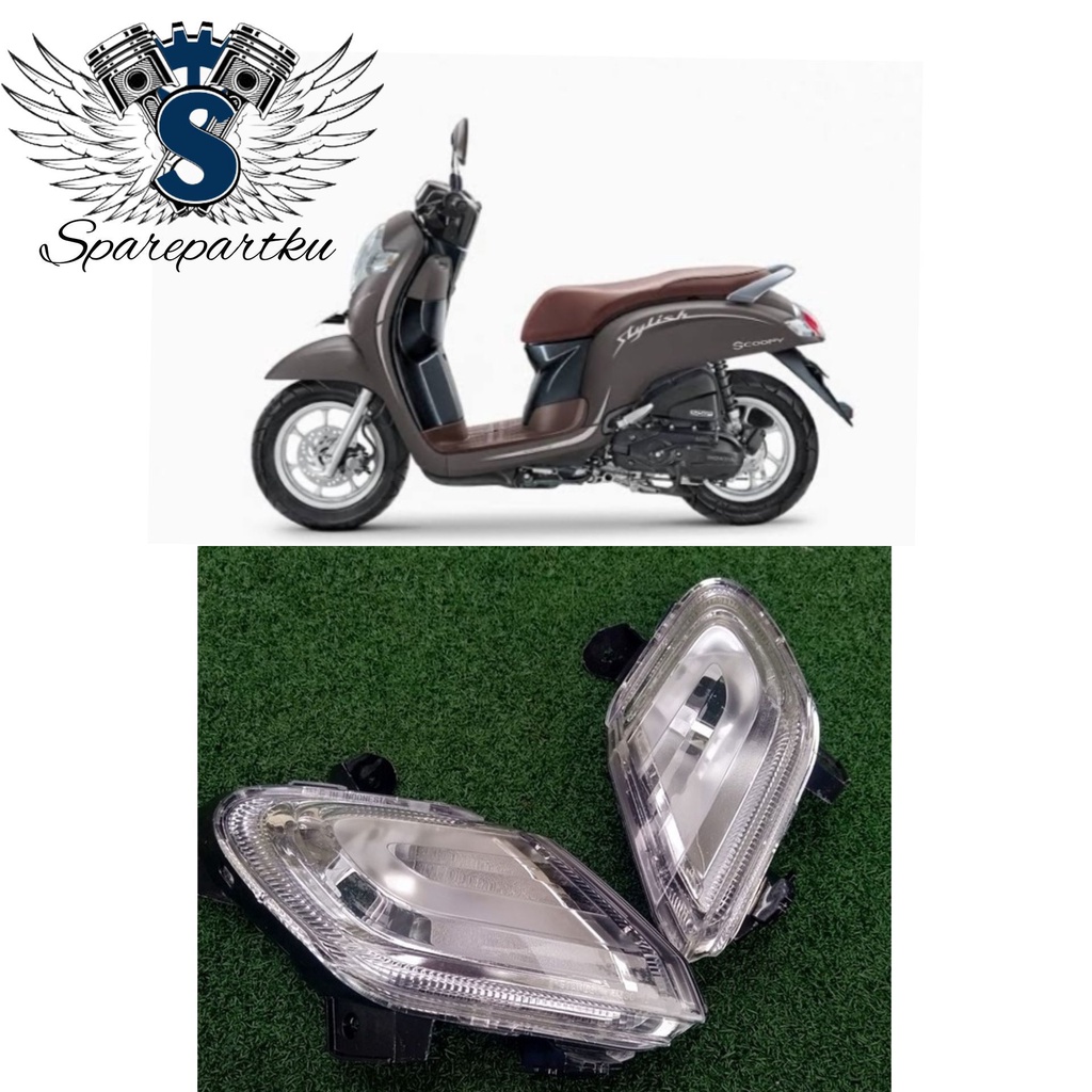 Jual Lampu Sein Belakang Honda Scoopy Fi All New Scoopy Donut Shopee