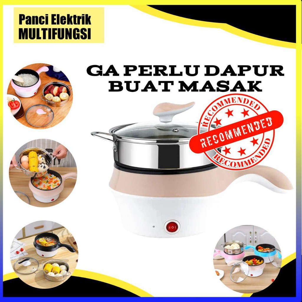 Jual Panci Elektrik Multifungsi Gratis Bubblewrap Electric Fry Pan