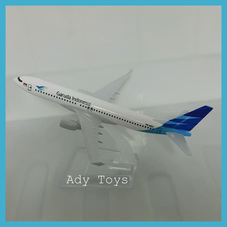 Jual Miniatur Pajangan Pesawat Passenger Plane Model Garuda Pk Geh