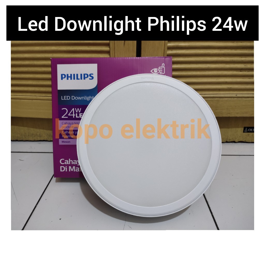 Jual Lampu Led Downlight Philips 24 Watt Bulat Outbow Putih Meson