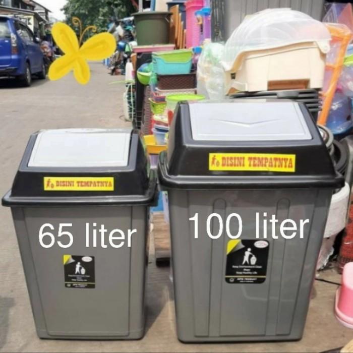 Jual Tempat Sampah Besar Liter Goyang Buka Tutup Tong Sampah Jumbo