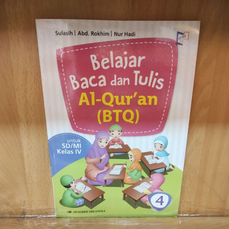 Jual Buku Sekolah Sd Mi Kelas Iv Belajar Baca Dan Tulis Al Quran Btq Jl