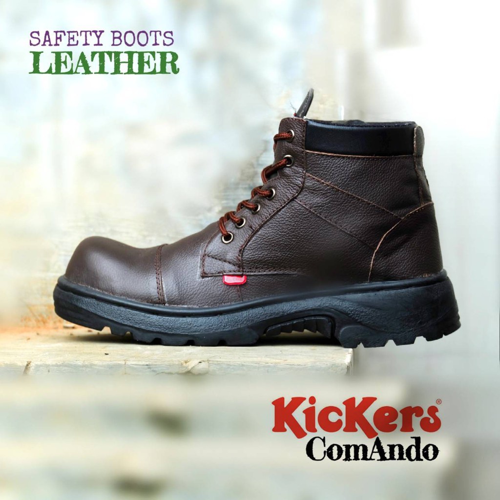 Jual Sepatu Safety Boot Saveti Safety Boot Kickers Comando Shoes Ujung