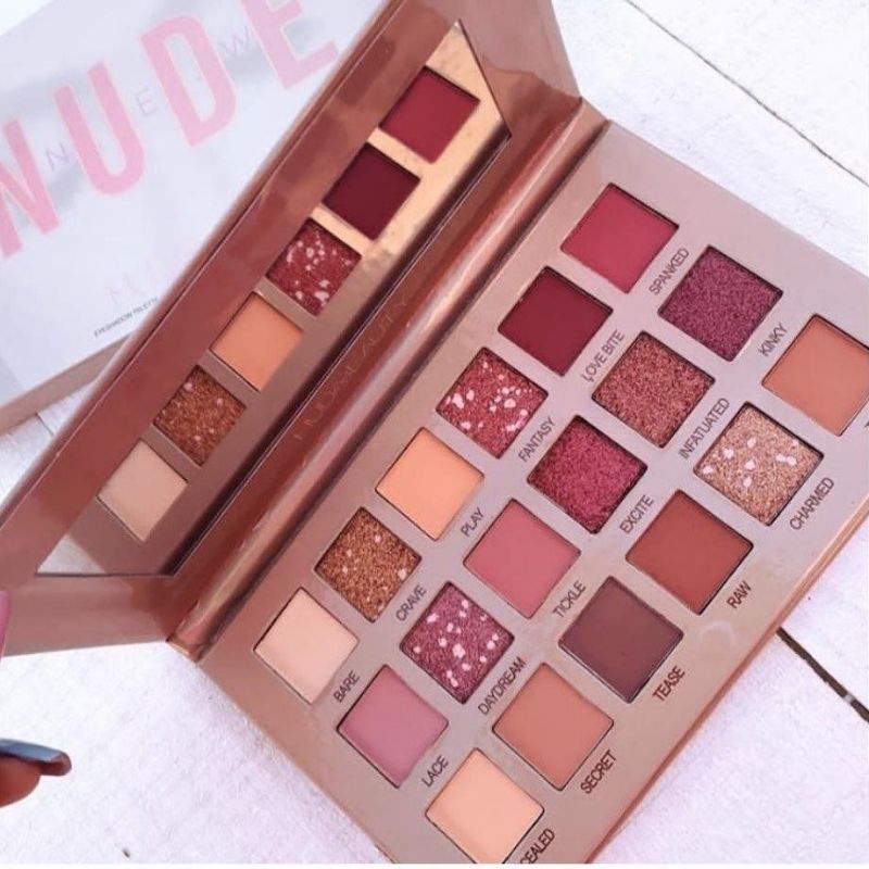 Jual New Huda Beauty Nude Pallete Isi Warna Shopee Indonesia