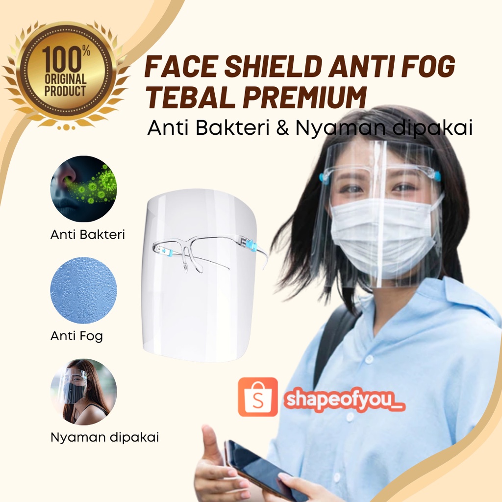 Jual Face Shield Kacamata Faceshield Nagita Orbital Kacamata Pelindung