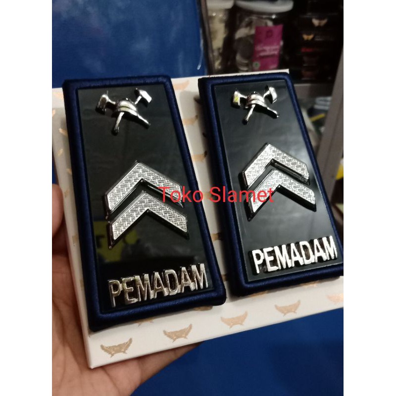 Jual Pangkat PDH Pemadam Golongan 2B Mika Shopee Indonesia