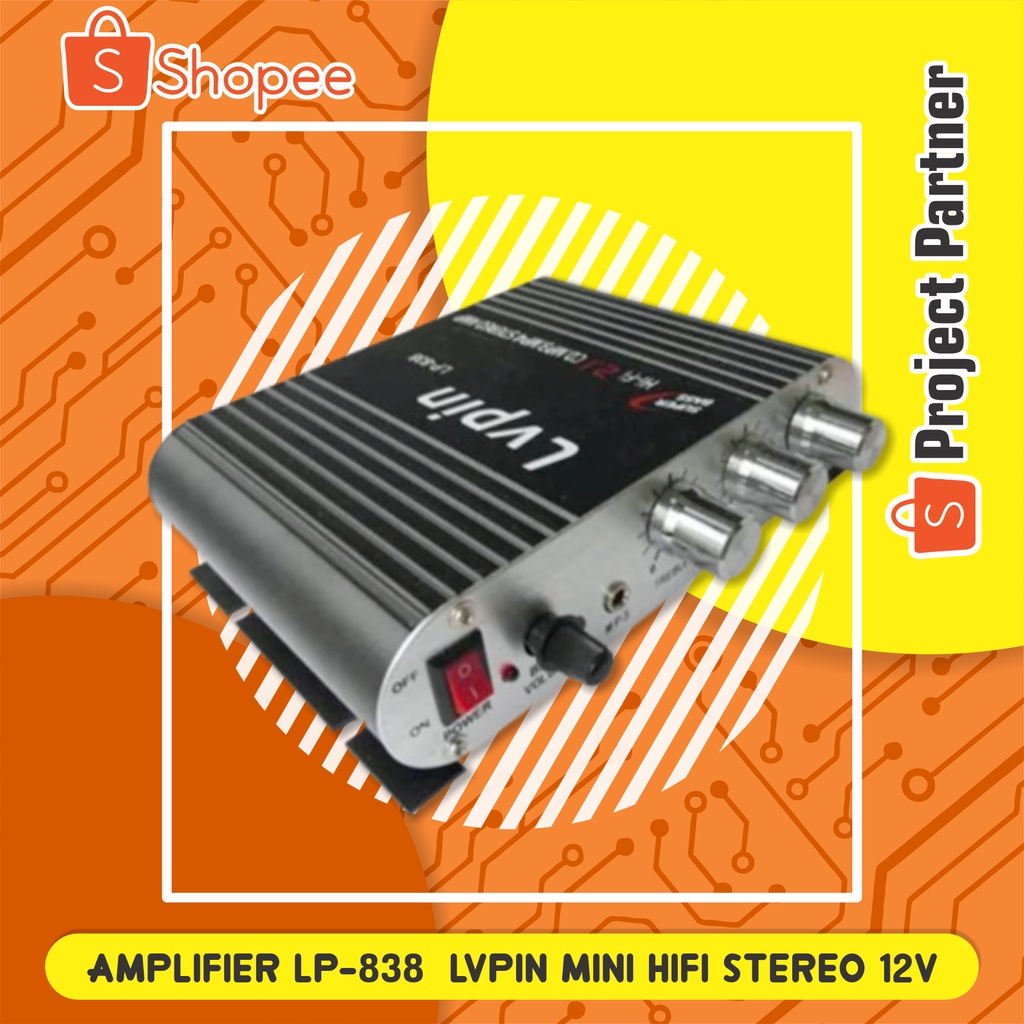 Jual Amplifier Lp Lvpin Mini Hifi Stereo Amplifier Treble Bass