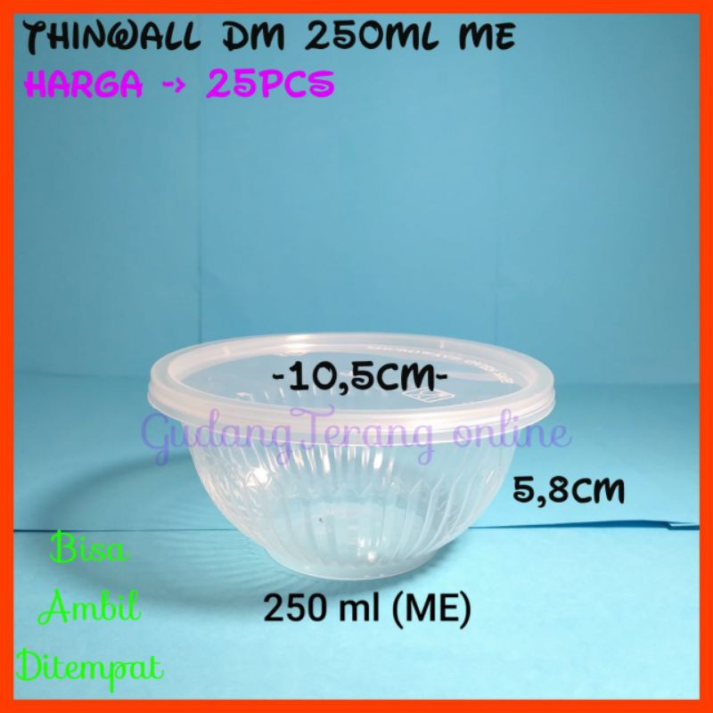 Jual Thinwall Food Container Ml Cup Salad Ml Cup Puding Ml