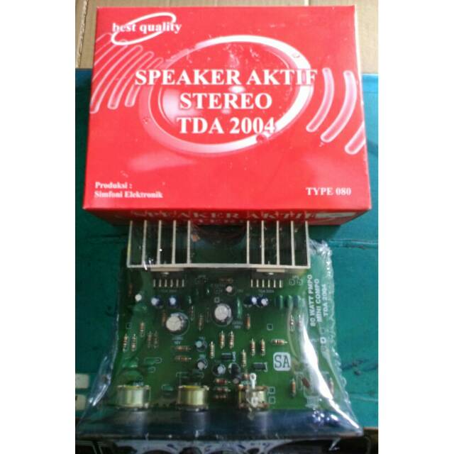 Jual Kit Power Speaker Aktif TDA2004 Stereo Shopee Indonesia