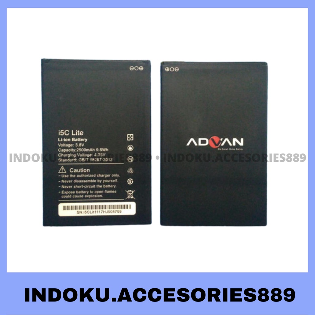 Jual Baterai Battery Advan I5C Lite Original Shopee Indonesia