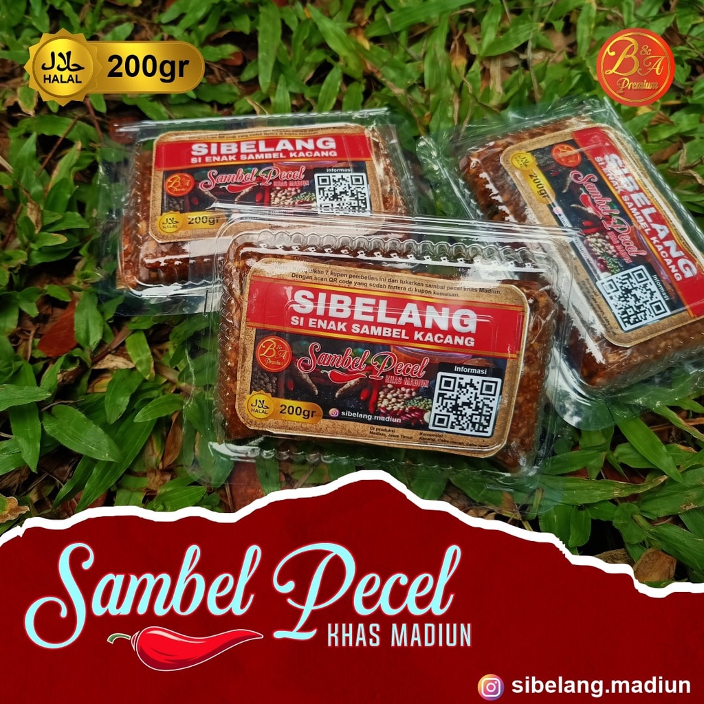 Jual Sibelang Sambel Pecel Kacang Khas Madiun Shopee Indonesia