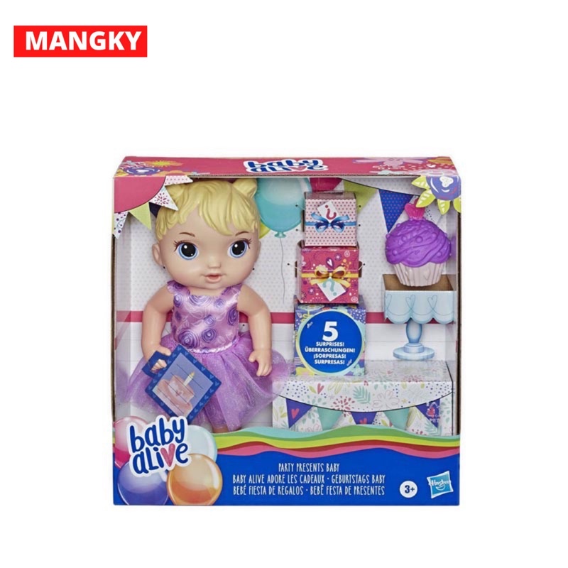 Jual Baby Alive Party Presents Baby Blonde Hair Doll Shopee Indonesia