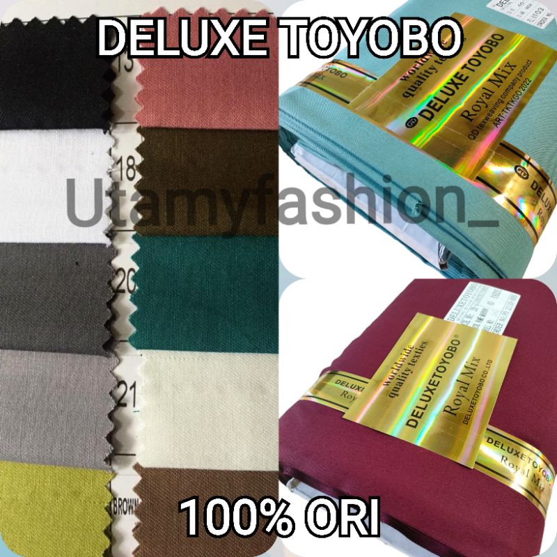 Jual KAIN KATUN TOYOBO ORIGINAL TOYOBO FODU TOYOBO DELUXE Shopee