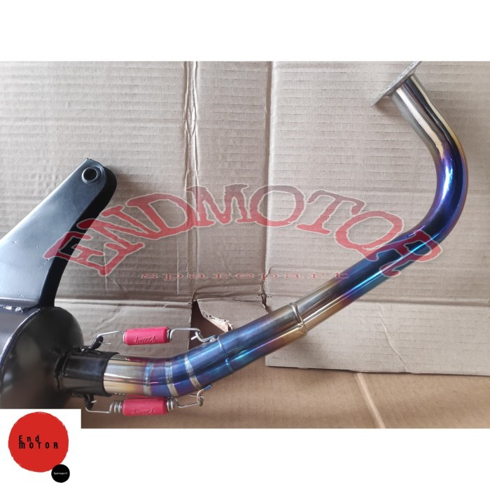 Jual BARU Knalpot Tsukigi Racing Leher Pelangi Model Standar Vario 110