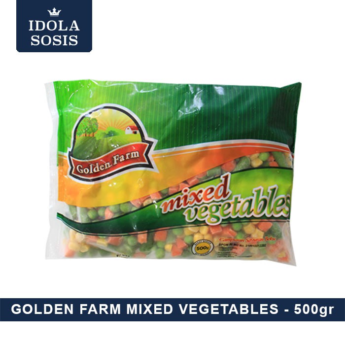 Jual Golden Farm Mixed Vegetable Sayuran Beku 500 Gr Shopee Indonesia