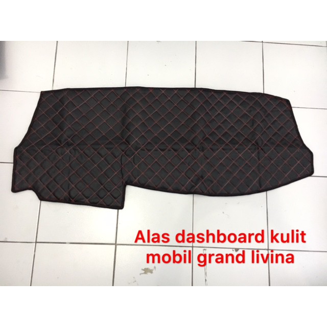 Jual Cover Kulit Penutup Dasbord Mobil Grand Livina Warna Hitam Anti