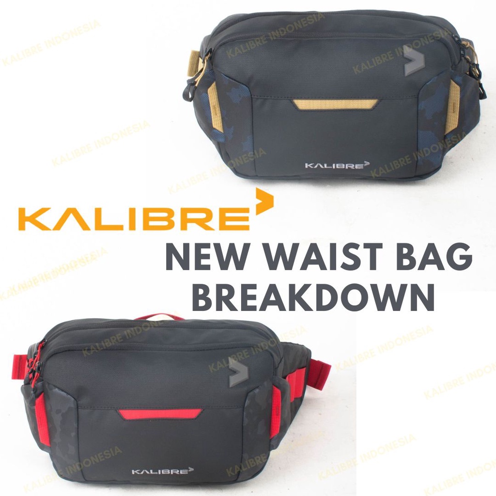 Jual Tas Pinggang Kalibre New Waist Bag Breakdown Art