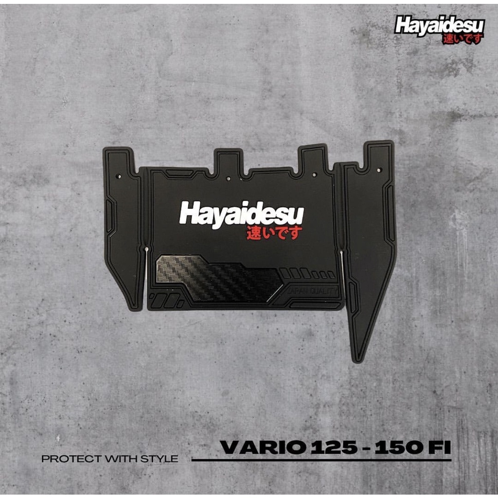 Jual ORIGINAL MUDFLAP HAYAIDESU HONDA VARIO 125 150 AKSESORIS PENAHAN