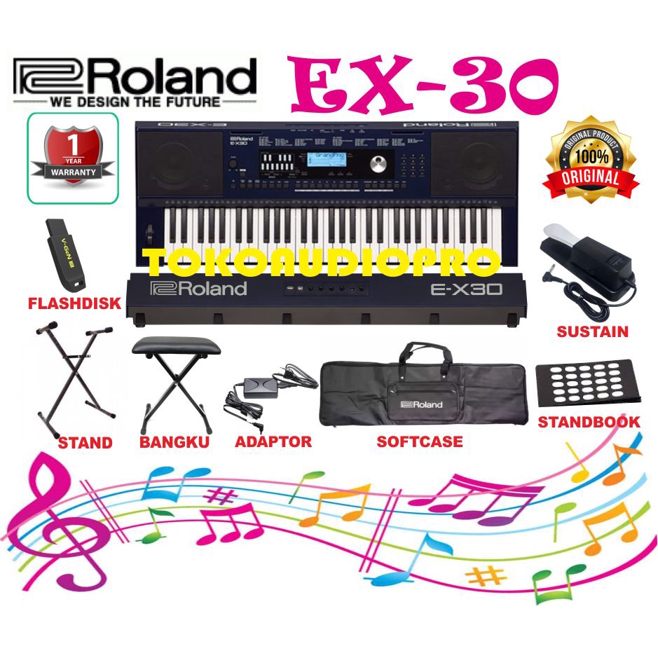 Jual Keyboard Roland Ex Keyboard Arranger Paket Ex Roland E X