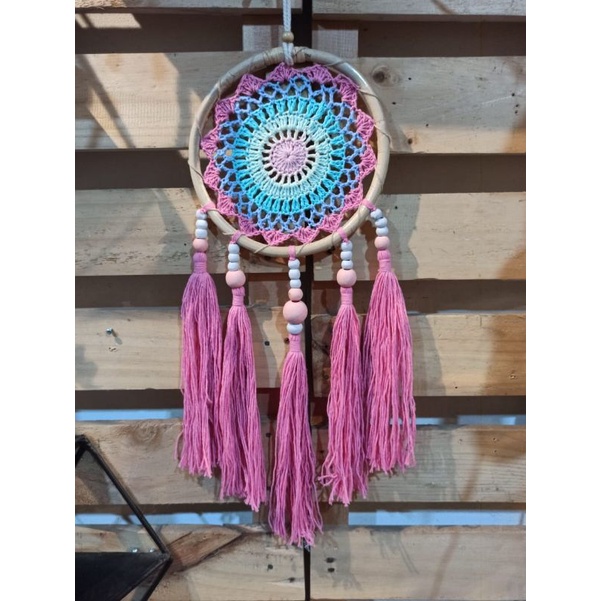 Jual Wall Decor Hiasan Dinding Dream Catcher Macrame Sedang Macrame