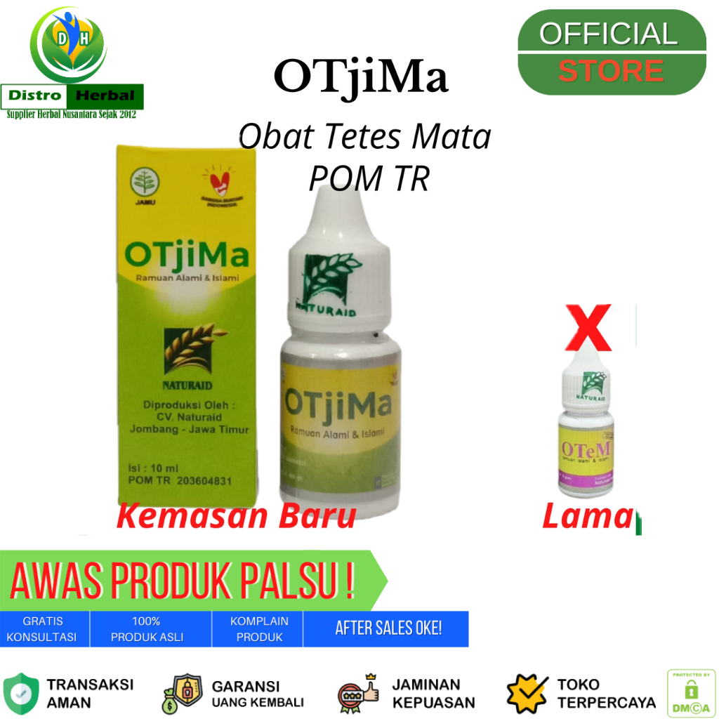 Jual Ss Grosir Otem Otjima Naturaid Kemasan Baru BPOM Obat Tetes Mata