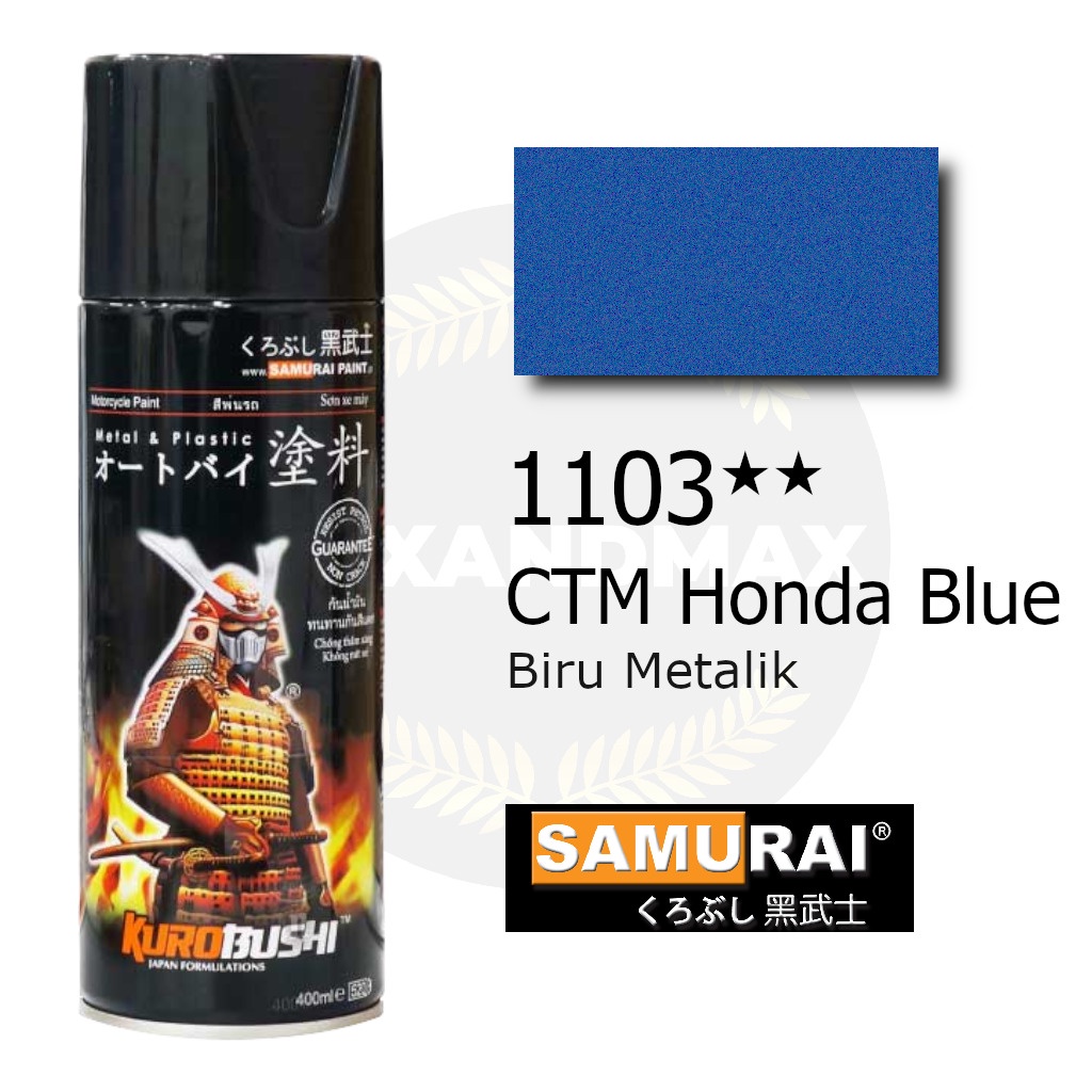 Jual Samurai Paint Ctm Honda Blue Biru Metalik Ml Cat