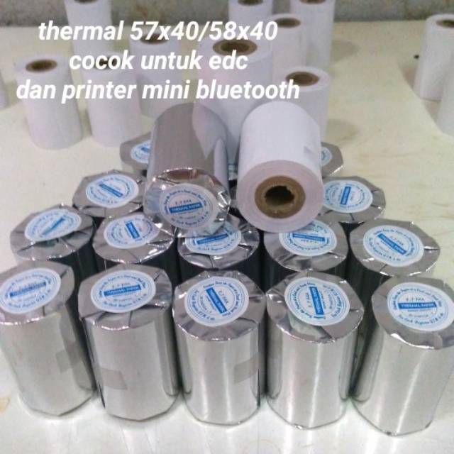 Jual Kertas Struk Thermal Edc Paper Roll Termal Edc Thermal Printer