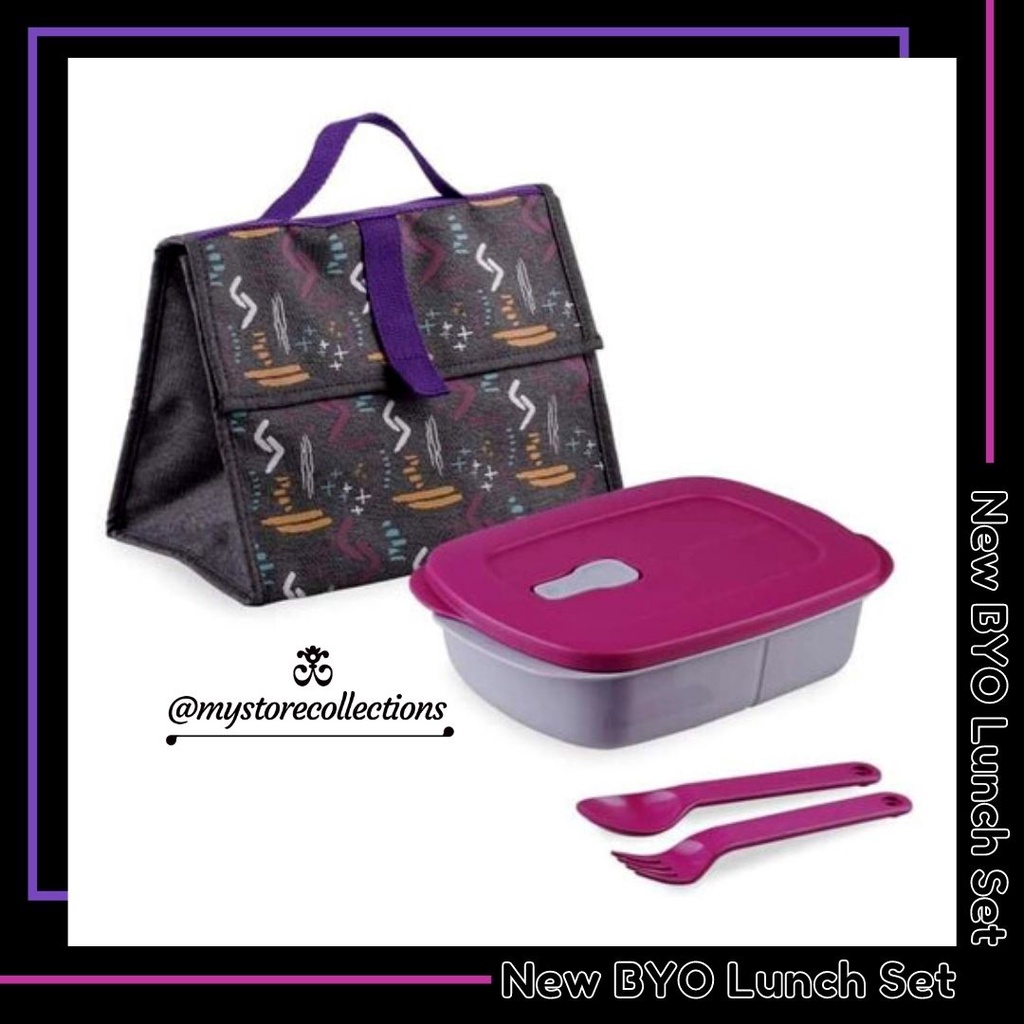 Jual New Byo Lunch Set Bekal Makan Tupwr Shopee Indonesia