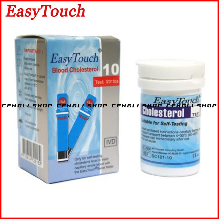 Jual Easy Touch Blood Cholesterol Stik Strip Kolestrol Easytouch