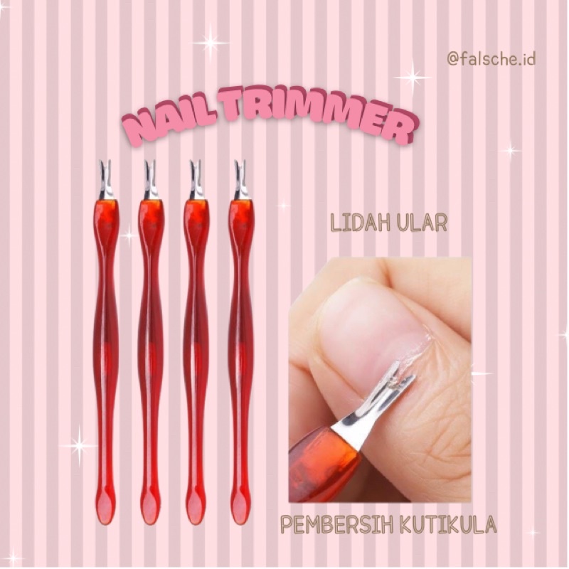 Jual Cuticle Trimmer Pembersih Kutikula Lidah Ular Menicure Pedicure