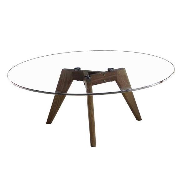 Jual Meja Tamu Kopi Coffee Table Serbaguna Bulat Bundar Atria Lupe