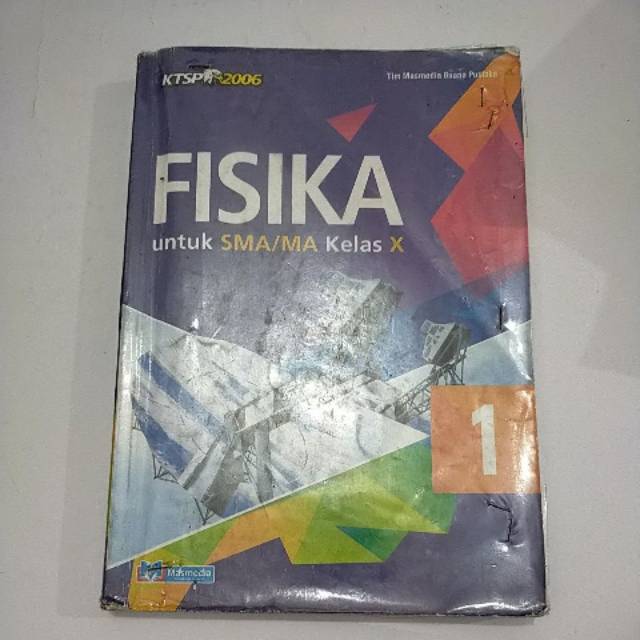 Jual Buku Bekas Pelajaran Sekolah SMA Kelas 10 Fisika Penerbit Masmedia