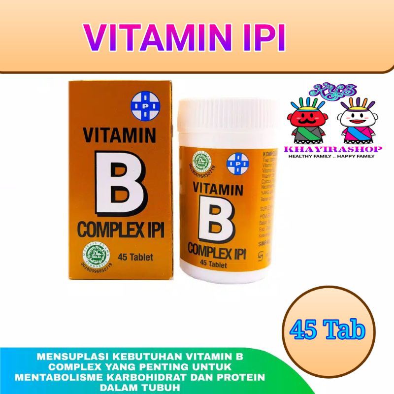 Jual Vitamin Ipi B Complex Isi Tablet Shopee Indonesia