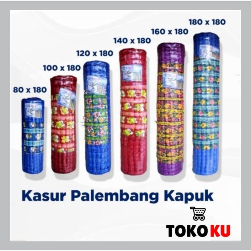 Jual UKURAN 80 X 180 KASUR LANTAI PALEMBANG LIPAT ISI KAPUK KAPOEK