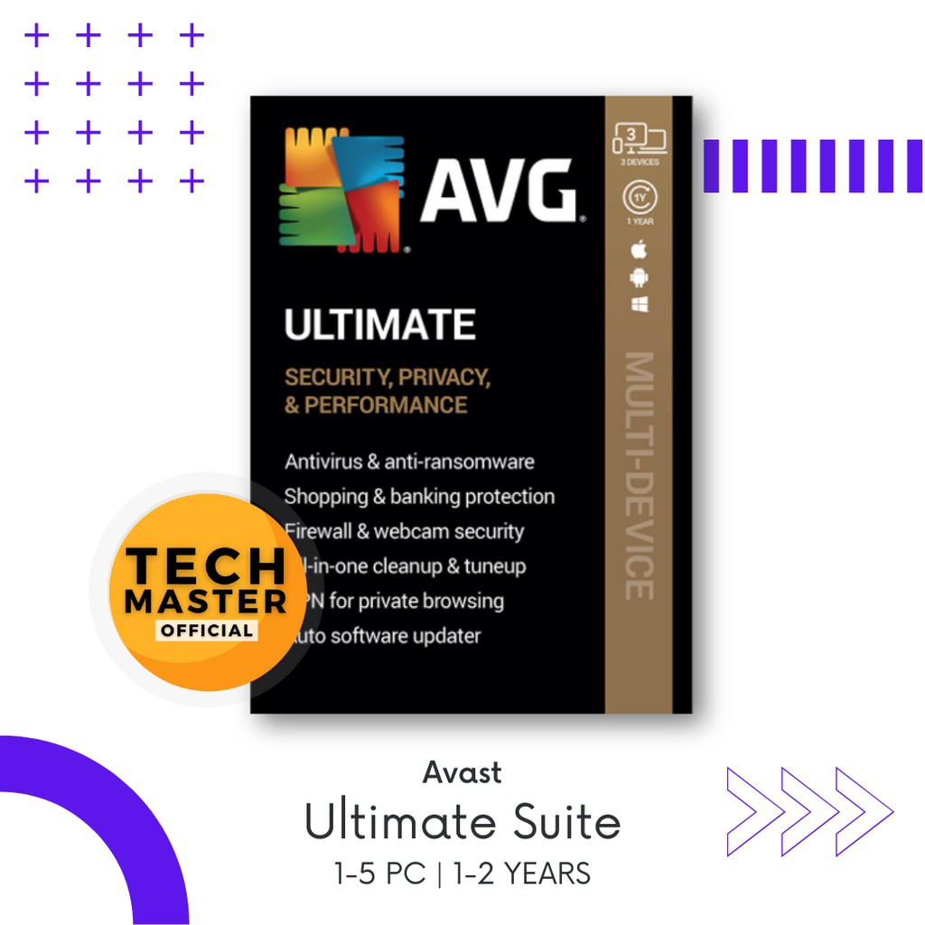 Jual AVG Ultimate Security 2024 New Version Lisensi Original 100