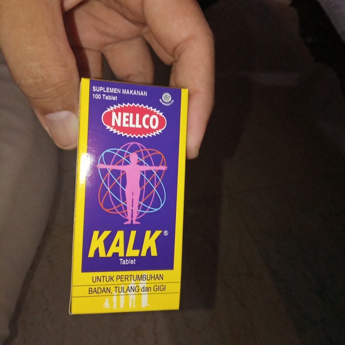 Jual Kalk Nellco Untuk Pertumbuhan Tulang Dan Gigi Shopee Indonesia