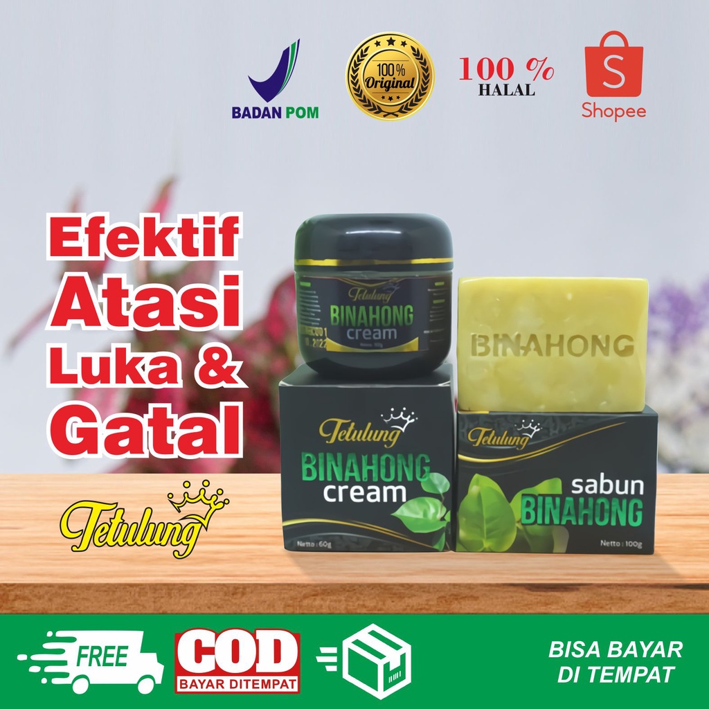 Jual Paket Cream Dan Sabun Binahong Obat Luka Dan Gatal Selangkangan