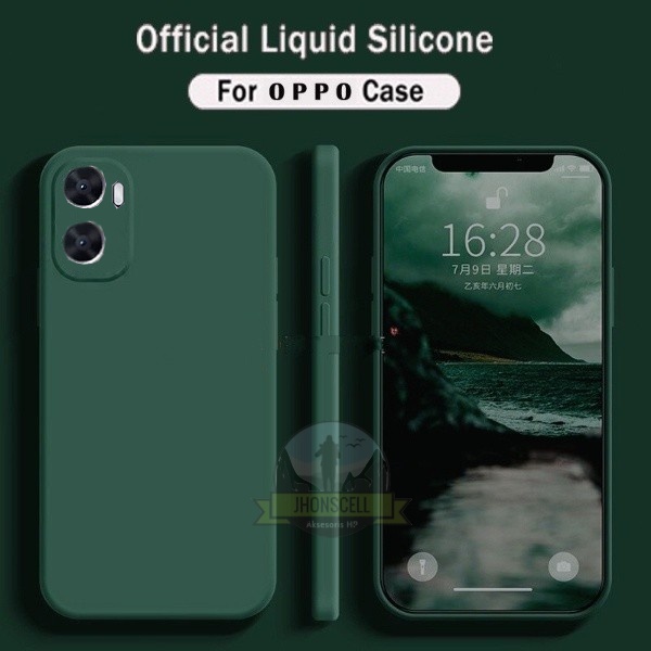 Jual Casing OPPO A76 A96 2022 Liquid Silicone Case Square Edge Protect