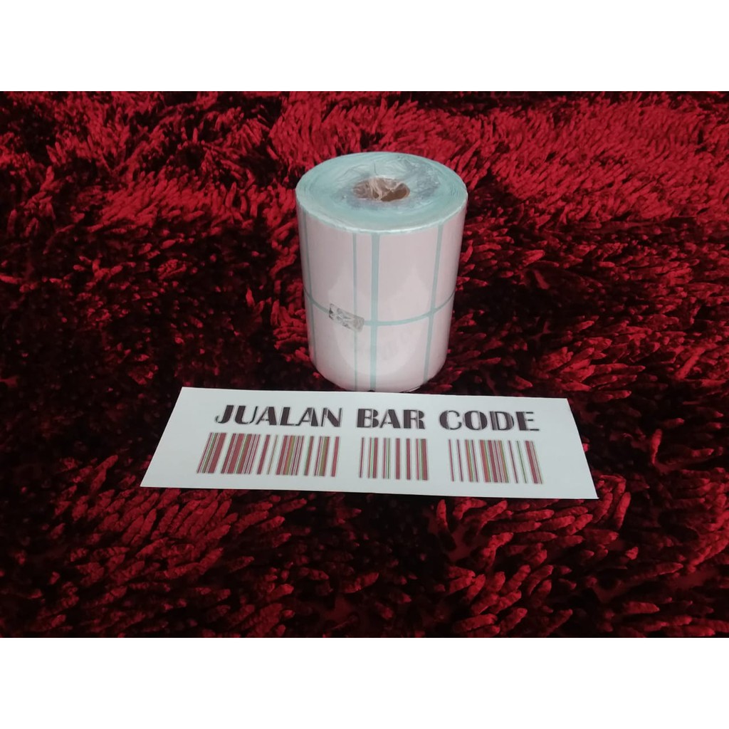 Jual STIKER LABEL BARCODE SEMICOATED 50X30 50 X 30 5 CM X 3 CM ISI