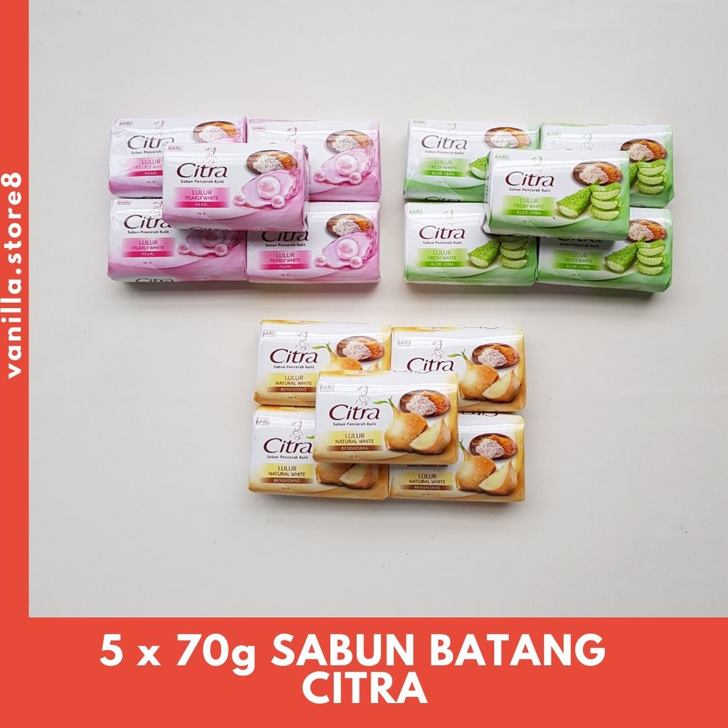 Jual Citra Sabun Batang Gram Paket Isi Pcs Shopee Indonesia