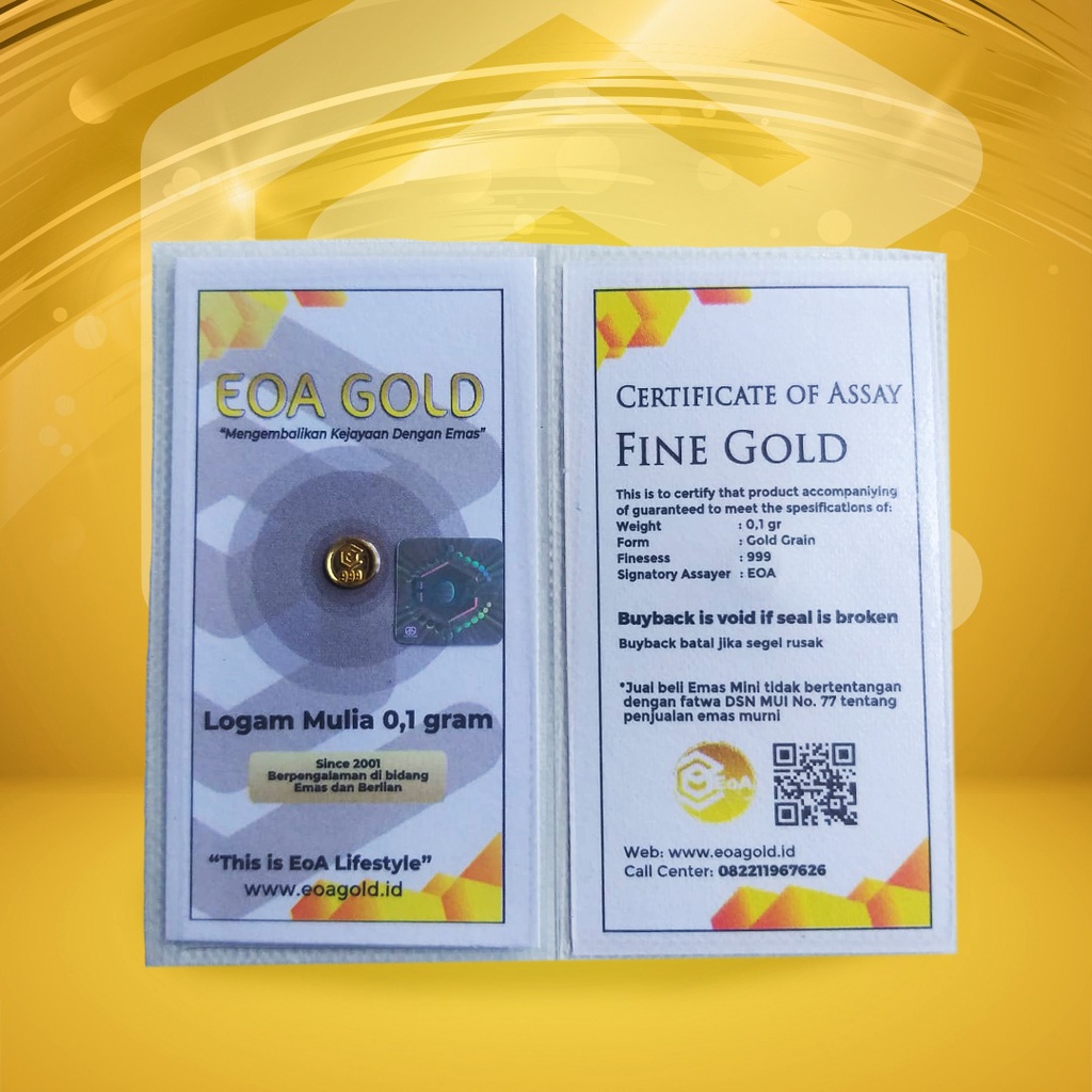 Jual Eoa Gold Emas Logam Mulia K Gram Emas Batangan Koin Emas