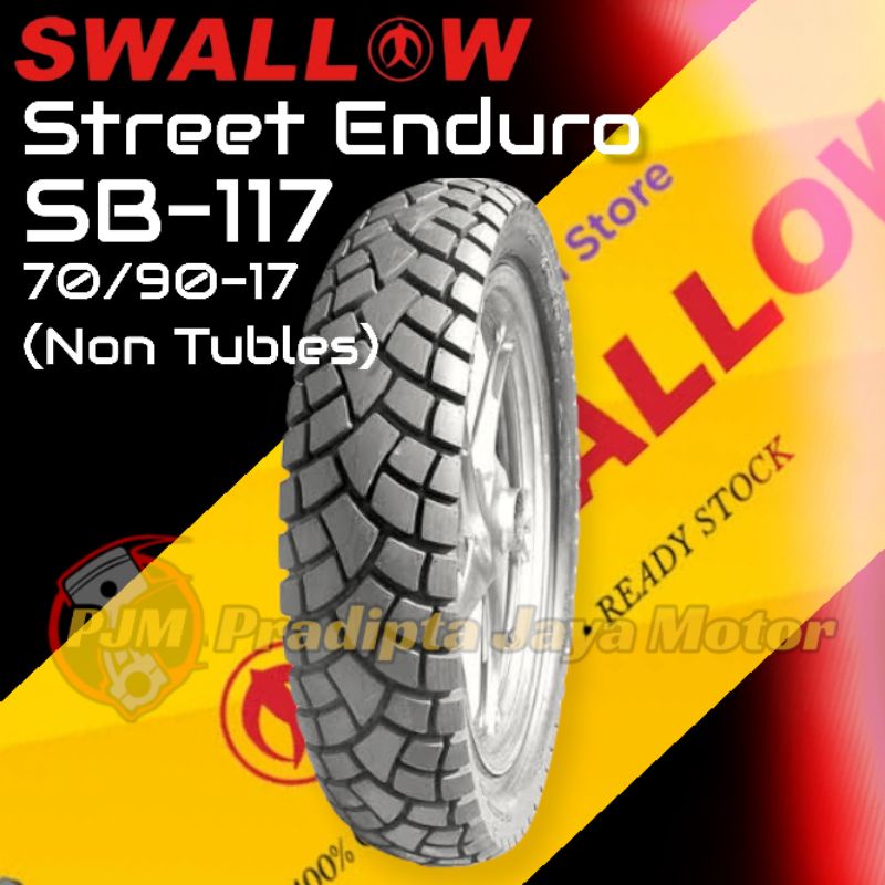 Jual Ban Luar Swallow 70 90 17 SB 117 Street Enduro TubeType Shopee